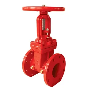 Durable Guaranteed Quality Protection BS5163 Ductile Iron Double Flanged Resilient Seat Gate Valves