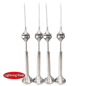 Durable Lightning Protection System Arrestor ESE Lightning Rod High Strength Lightning Rods