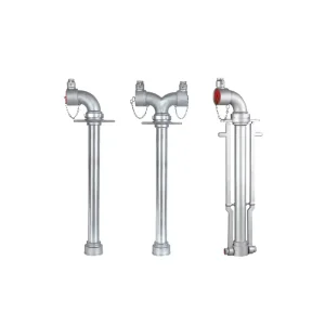 Durable Outdoor Double Head Fire Hydrant Standpipe Accessory for Firefighting Equipment