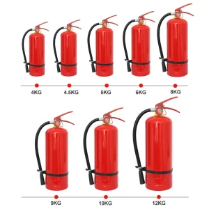 Durable Portable ABC Dry Powder Fire Extinguisher Cylinder Available in Different Sizes