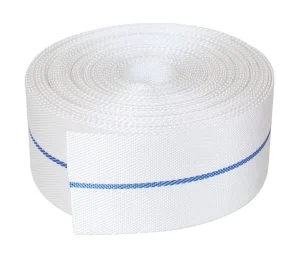 Durable White Polyester Hydrant Canvas Fire Hose Flexible PVC Lined Pipe 1″-8″ Size 8-16 Bar Firefighting Equipment Accessories