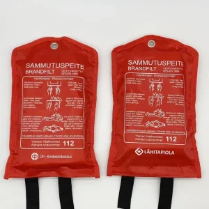 EN 1869 1.2 X 1.2 m High Quality Fiberglass Fireproof Emergency Kitchen Fire Blanket