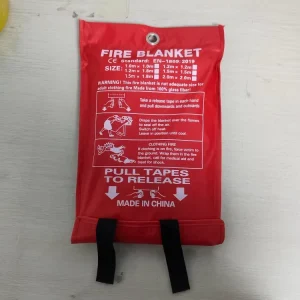 EN 1869 Fireproof Fiberglass Fire Blanket Silicone Coated Emergency Firefighting Tool -70 300