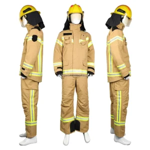EN 469 Firefighter Suit Factory Price NOMEX Flame Retardant Aramid Fireman Uniform OEM Fire Jacket