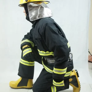 EN 469 ISO 9001 Factory Certified Fire Fighting Fireman Suits With Jacket and Trousers