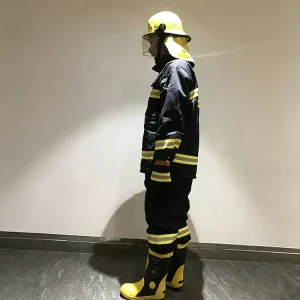 EN 469 Standard Fire Fighting Suit 4 Layer Nomex Flame Retardant Gear for Professional Firefighters