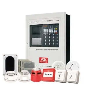 EN 54 Standard 1-8 Loop Addressable Fire Alarm Control Panel LPCB Approved
