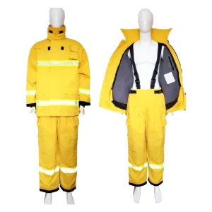 EN ISO Certified Fireman Suits With Jacket and Trousers