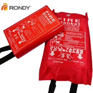 EN1869 Approved Fire Emergency Blanket Customizable Size Fiberglass Welding Safety Blanket for Kitchen