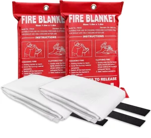 EN1869 Standards Fire Blanket for Kitchen BBQ Fire Blankets 1x1m 1.2×1.2m 1.2×1.8m 1.8×1.8m 1.5m X 1.8m Welding Blanket