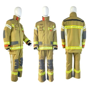 EN469 Aramid Firefighting Suit Structural Firefighter Uniform Fire Fighting Clothing ISO Certified NOMEX IIIA Detachable Split