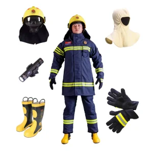 EN469 Firefighter Uniform Aramid Nomex Safety Overall Fireproof Waterproof Anti Cut Reflective Protective Protection