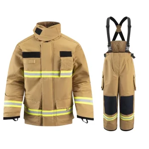 EN469 NOMEX IIIA Aramid OEM Firefighter Suit Fireman Uniform Fire Fighting Firefighting Customized Firefighter Suit Clothing PPE