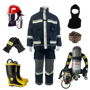 EN469 NOMEX IIIA Firefighter Suit Fireman Jacket Pants Flame Resistant Fire Fighting Equipment Helmet Gloves Hood Boots SCBA S20