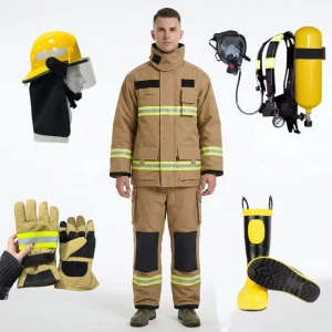 EN469 NOMEX IIIA Firefighter Suits Aramid 3M Fire Gear Fireman Uniform Firefighting Clothing Cotton OEM SCBA