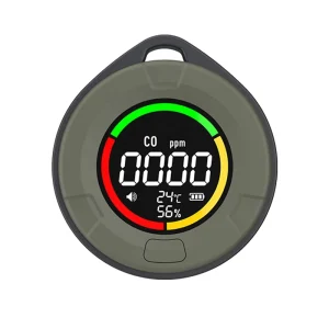 EN50291 OEM ODM QC Type C Portable Indoor Outdoor Air Quality Monitor CO Smoke Alarm Gas Carbon Monoxide Detector