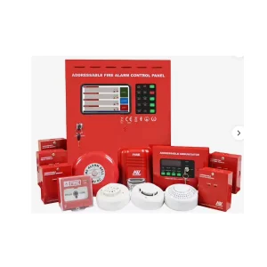 EN54 2 Standard Asenware Addressable Fire Alarm System with GSM Function