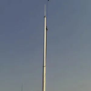 Earthquake resistant Eurocode Designed Lattice Lightning Protection Tower Steel Lightning Rod for Chemical Plant