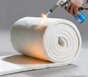 Easy to Install Refractory 1260 Ceramic Wool Blanket High Temperature Soundproof Fire Proof for Furnace