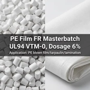 Eco Friendly Flame Retardants Fire Resistant Polymer Low Smoke for PE Plastic Film
