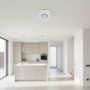Elderly Personal Emergency Alert Device Smart 4G LTE Enabled Water Resistant Integrated High Sensitivity Smoke Alarm Bedroom