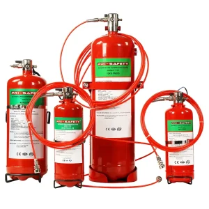Electric Fire E Fire Direct Type Automatic Fire Trace Suppression System FM200 Dry Powder Class a