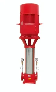 Electric Fire Pump Vertical Single Stage Water Booster Pump for Fire Protection Hydrant System