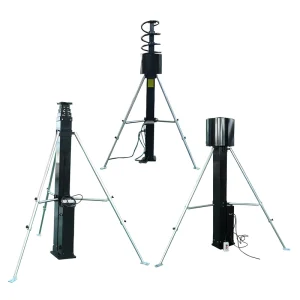 Electric Telescopic Masts Made of Aluminum Alloy for CCTV Communication Equipment