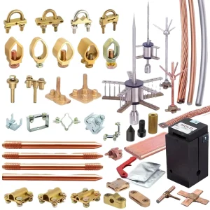 Electrical Equipment Lightning protection Electric Copper Bonded Grounding Rod Copper Earthing Electrode Earth Rod Copper Ground