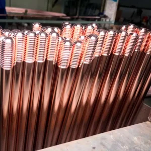 Electroplated Copper-clad Steel Underground Grounding Rod for Lightning Protection Diameter 12-20mm Length