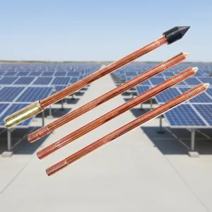 Electroplating Factory Custom Price Solid Copper Grounding Rod Copper Bonded Earth Rod Earth Rod Driver Drill Bit