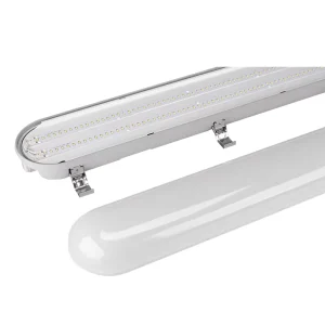 Emergency 20W LED Tri proof Light With Sensor IP65 Waterproof Vapor Tight Fixture for Warehouse Garage Lighting 120lm W