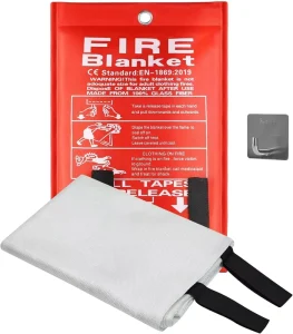 Emergency BlanketLaboratory 1m Fire Blanket Retardant Emergency Fire-killing Safety Blanket for Home Kitchen CE Fire Blanket