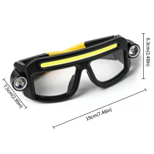 Emergency Car Repair Headlamp with Rechargeable XTE+COB Technology