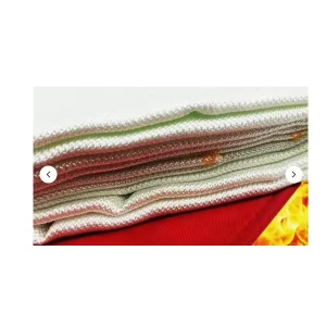 Emergency Escape Fire Blanket Carbon Fiber Mixed Aramid Flame Retardant Rescue Fireproof Mat for Fire Fighting Home Safe for Car