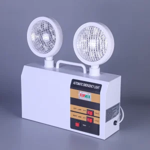 Emergency Exit Sign Lights Rechargeable Double Head Lighting Integrated LED Emergency Exit Sign Lamp