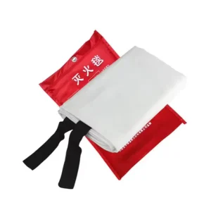 Emergency Fiberglass Fire Blanket Waterproof Water Resistant Plain Pattern Customizable Size Fire Protection Product