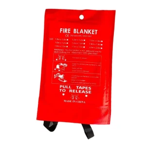 Emergency Fire Blanket Home Kitchen Flame Suppression Nonwoven Fabric Camping Fireplace Survival Safety JQ 1M*1M Tour