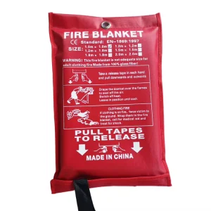 Emergency Fire Blanket Zhengzhou US Fire Proof Fiberglass 550C Heat Resistant Home Use For Sale