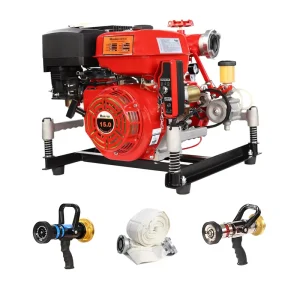 Emergency Fire Equipment Gasoline Engine Mobile Fire Fighting Water Pump for Fire Truck