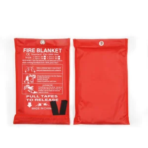 Emergency Fire Fighting Blanket 39 Inch X 39 Inch Fiberglass Material EN1869 Certified 0.45mm Thickness 430gsm 550 1100