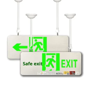 Emergency Light Boom Hanging Rod Safety Exit Evacuation Sign Iron Material Escape Lighting Accessories