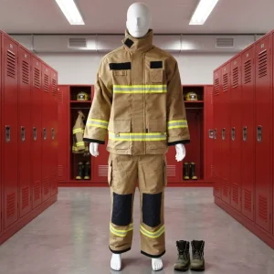 Emergency Rescue Fireman Firefighter Suit Aramid Material Fire Gear Fireman Uniform Firefighting Clothing Cotton