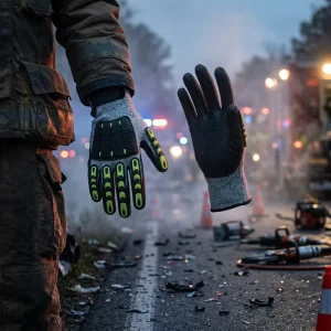 Emergency Rescue and Fire Fighting Extrication Abrasion Resistant Durable Safety Anti Impact Protective Gloves