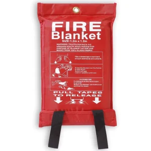 Emergency Survival Fiberglass Fire Blanket for Kitchen Fireplace Grill Car Camping