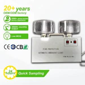 Emergency Twin Spot LED Lighting Battery Emergency LED Ceiling Light for Luz De Emergencia De Emergencia