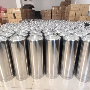Empty Fire Extinguisher Various Size Durable Stainless Steel Water Base Fire Extinguisher Cylinder