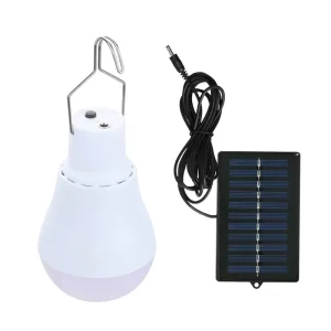 Energy Saving Waterproof Solar Camping Light with 2.5m Wire Outdoor Emergency Lighting for Camping Hiking Power Outages
