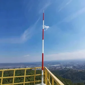 Epoxy Resin Glass Fiber Lightning Rod Tube with Entanglement Winding Customizable Coated Surface for Drainage Ventilation