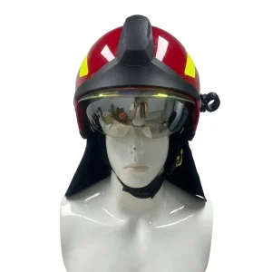 European Firefighter Helmet Full Set Head Protection Equipment Fire Rescue Helmet with Complete Accessories